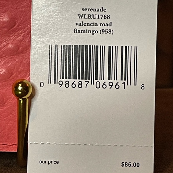 NWT Kate Spade Flamingo Pink Valencia Road Small Bow Wallet - Picture 3 of 11